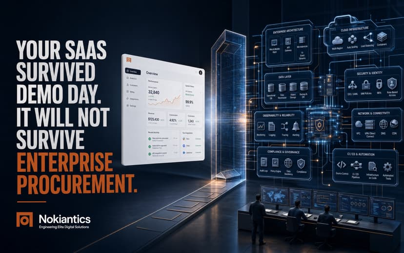 Your SaaS Survived Demo Day. It Will Not Survive Enterprise Procurement